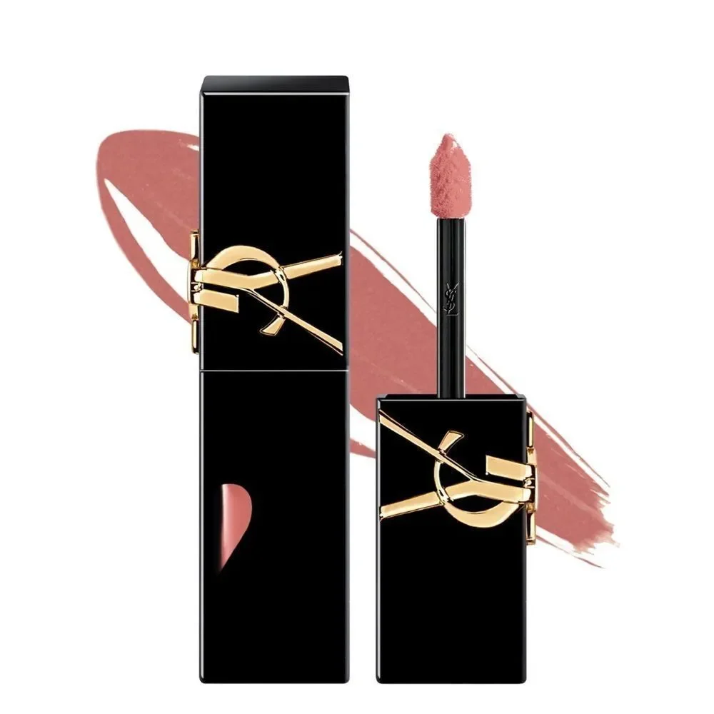 YSL NEW The Inks Vinyl Cream High Shine Lip Stain in 611 Mauve Provocation